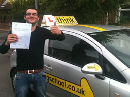 Jack guildford happy with think driving school